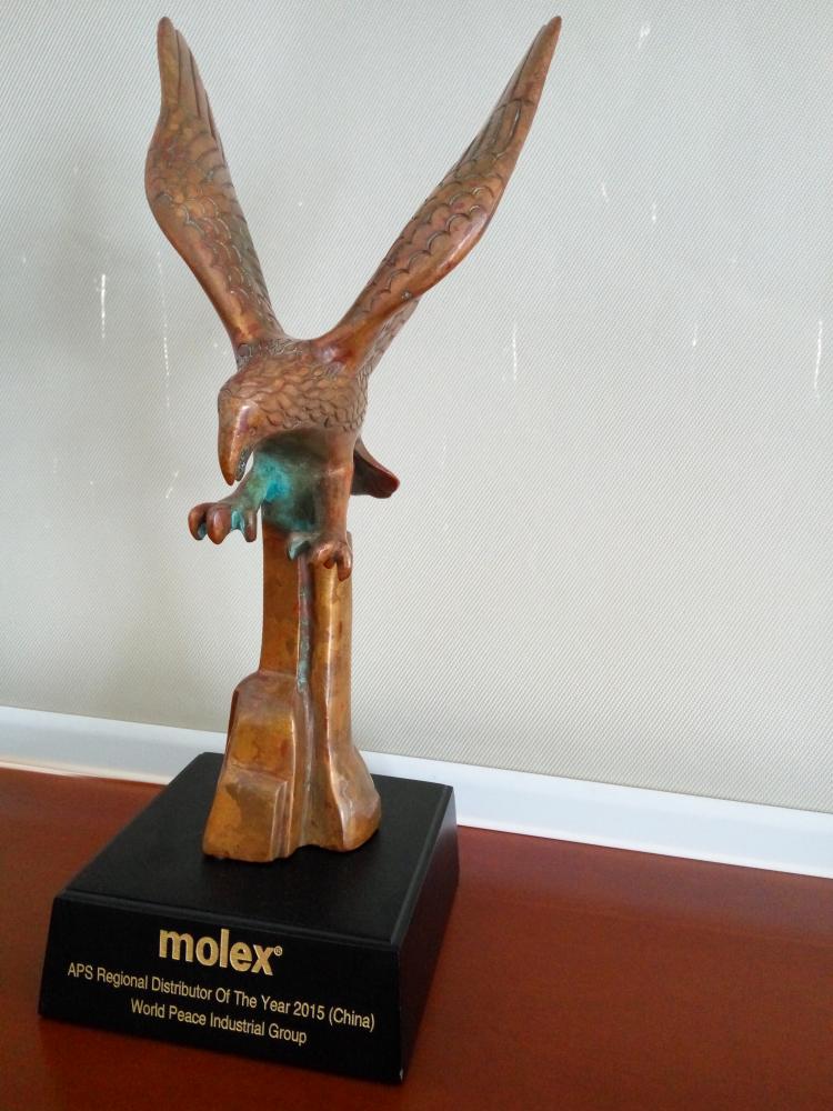 Molex-APS Regional Distributor Of The Year 2015(China)