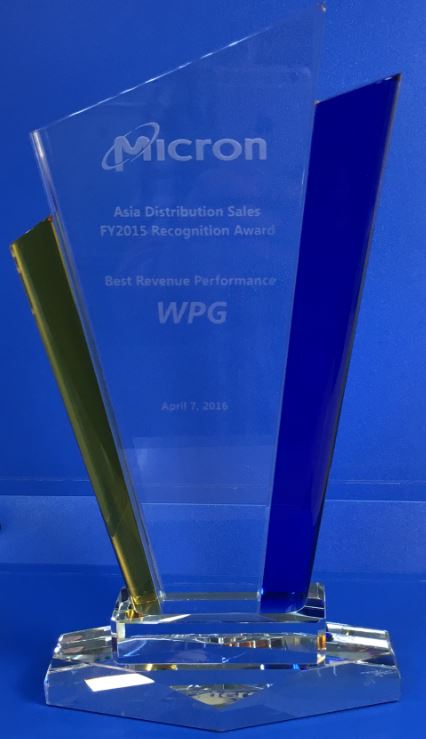 MICRON-Asia Distribution Sales FY2015 Recognition Award-Best Operation Support