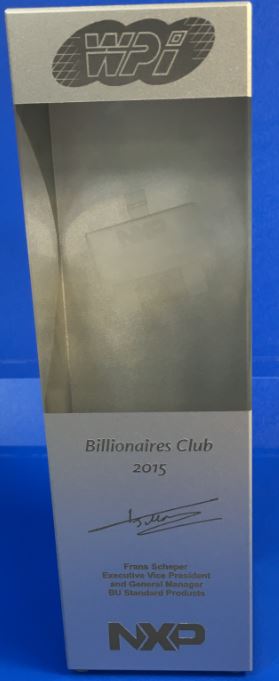 NXP-Billionaires Club 2015 / Frans Scheper Executive Vice President and General Manager BU Standard Products