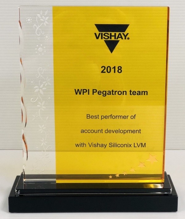 Best performer of account development with Vishay Siliconix LVM